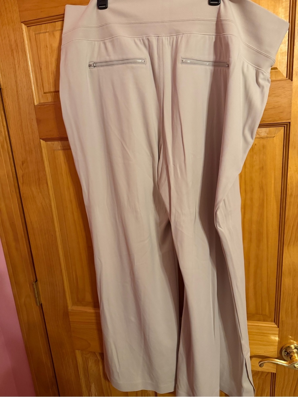 Athleta Wide-Leg High-Rise Pants in TAN - Picture 2 of 3